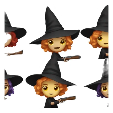 coven of witches with a shotgun sticker