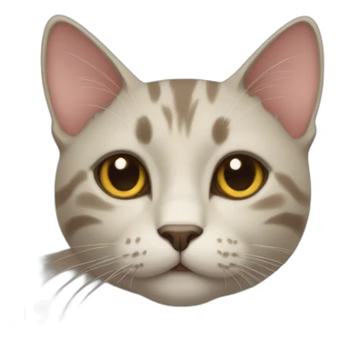 cat with loving face sticker