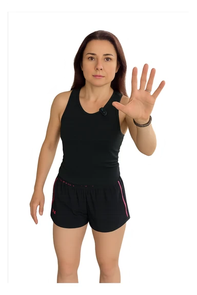 Donna senza cellulite grazie alla sua infiammazione sistemica bassa sticker