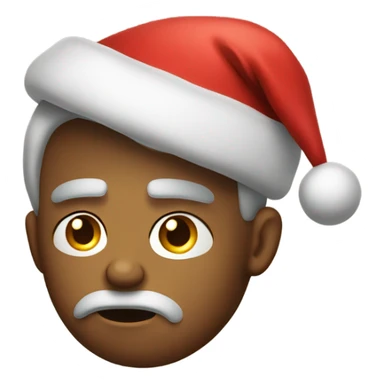 Frowning Christmas present  sticker