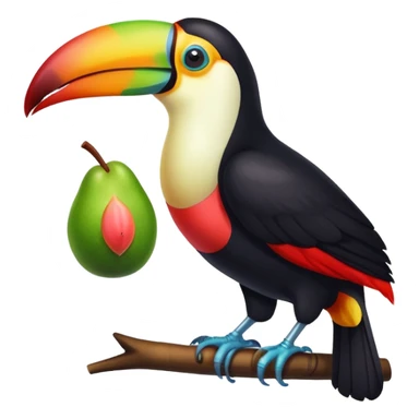 toucan and guava together sticker