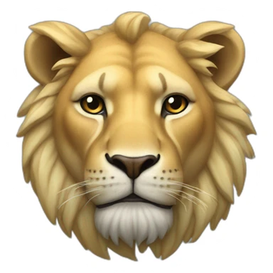 Gorrión sobre el hombro de un león marino sticker