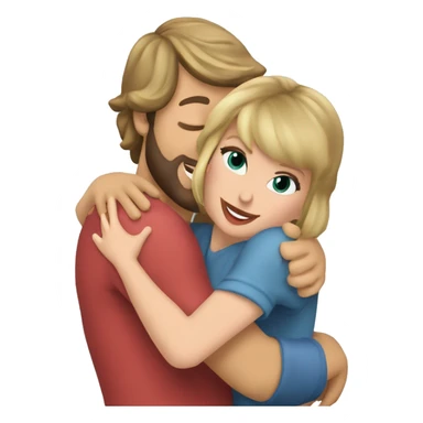 Taylor Swift hugging Chappel roan sticker