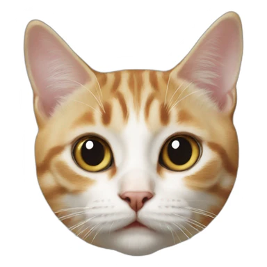 a photo of a cat sticker