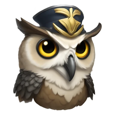 owl commander sticker