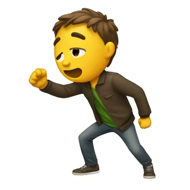 Personnage qui dab sticker