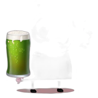 Peppa Pig con cerveza sticker