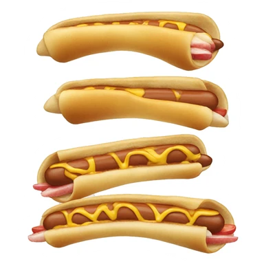 Hotdog crepe sticker