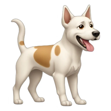 Perro nadando sticker