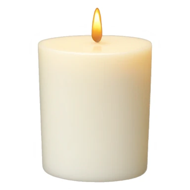 White barn vanilla candle  sticker