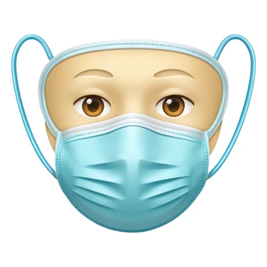medical mask sticker