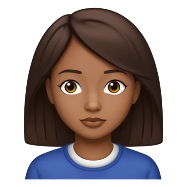 K-Ci Hailey with dark brown hair sticker