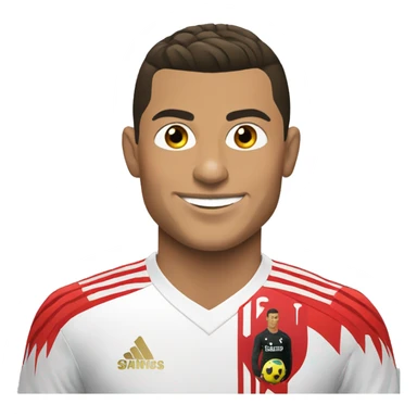 Cristiano ronaldo with albanian dress sticker