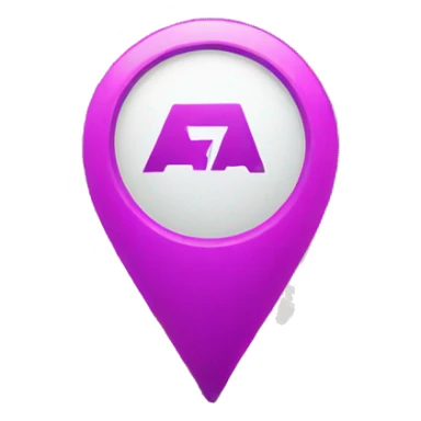 A location pin. sticker