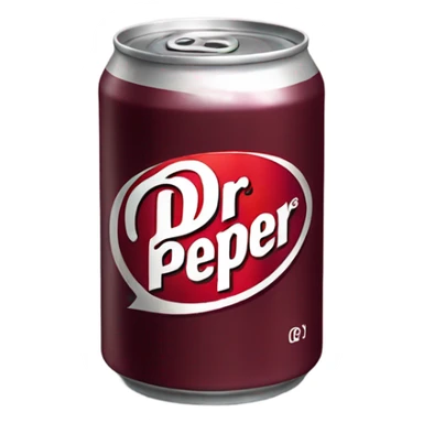 A can of Dr Pepper soda sticker