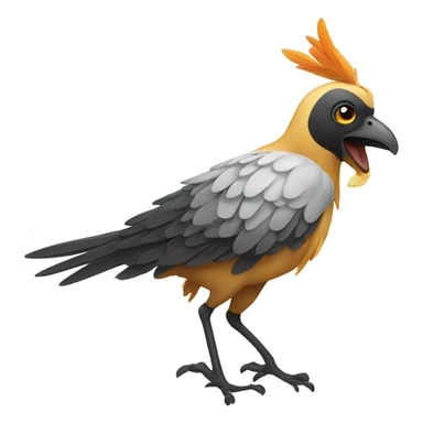 Greg morphing into a bird sticker