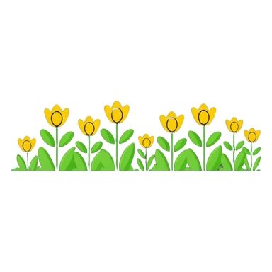 Spring sticker