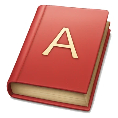 a book with red cover sticker