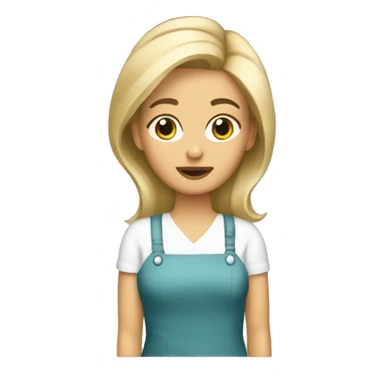 dirty blond hair dresser sticker