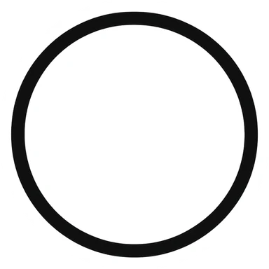 simple black circle icon sticker