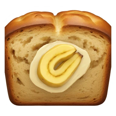Banana bread emoji just bread sticker