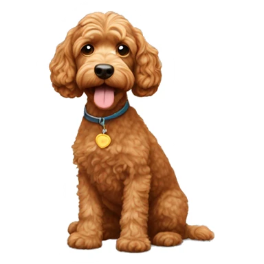 Ginger Cockapoo sticker