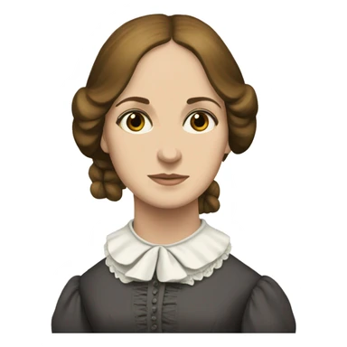 Charlotte Bronte sticker