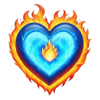 ❤️‍🔥💙 sticker