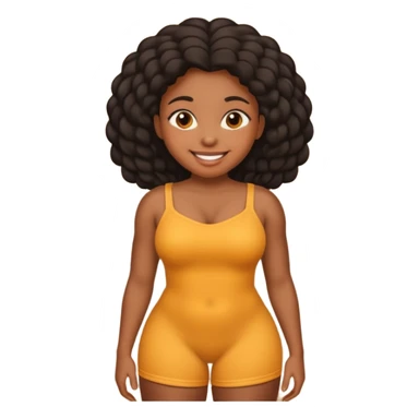 Black girl big bottom  sticker