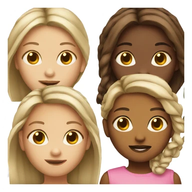 Girls emoji sticker