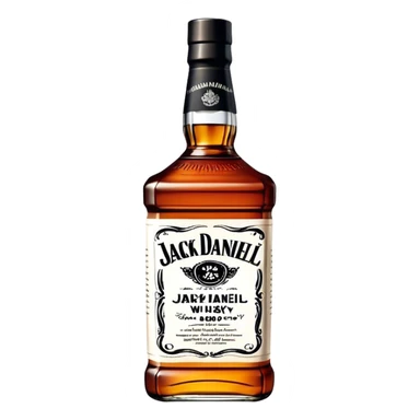  Jack Daniel whisky fat bottle, single bottle sticker