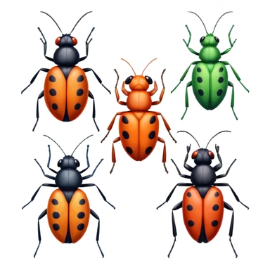 bunch of bugs sticker
