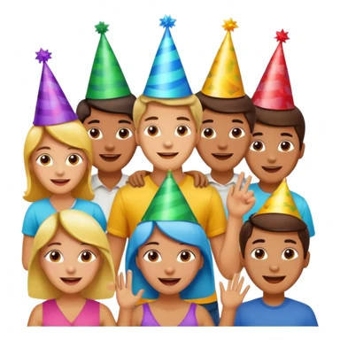 Mexican family party sticker