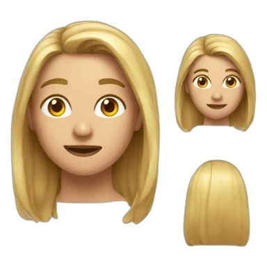 Main sur tête sticker