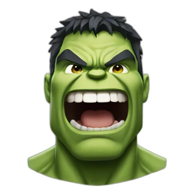 hulk-smile sticker