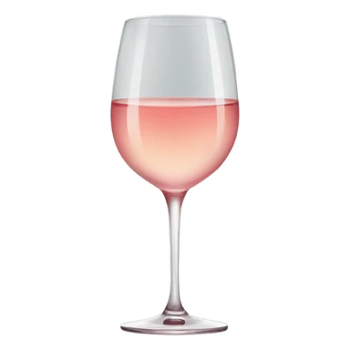 glass of rosé sticker