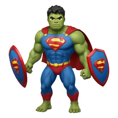 hulk de supermam sticker