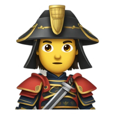 napoleonic samurai sticker