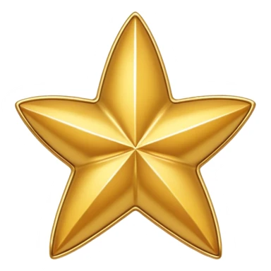 golden star-shaped trinket sticker