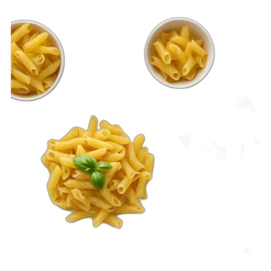 pasta in a white plate sticker