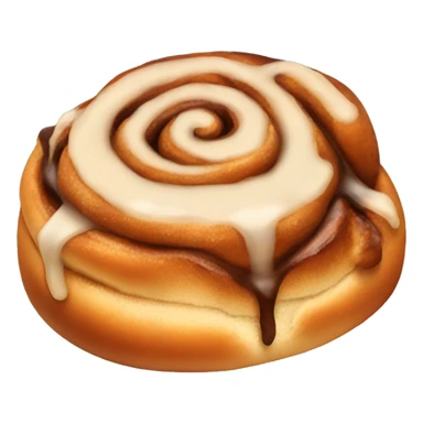 Warm, sticky cinnamon bun sticker