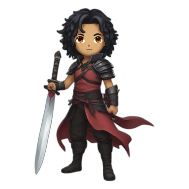 Demon slayer akaza sticker