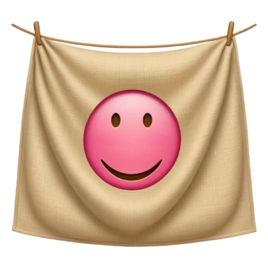 beige waist cloth sticker