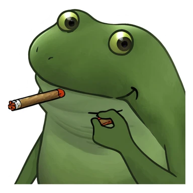  rolling up a blunt sticker