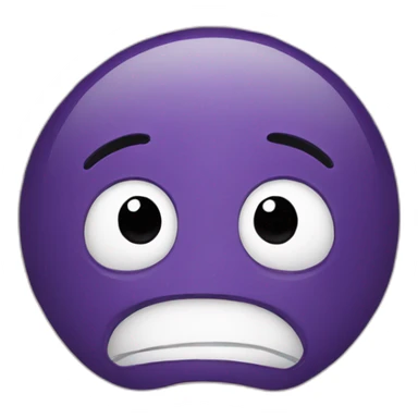 An emoji that is sad but laughing  sticker