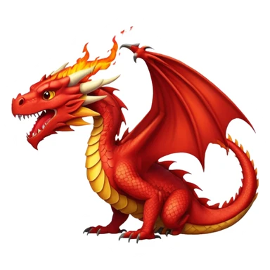 fierce dragon sticker