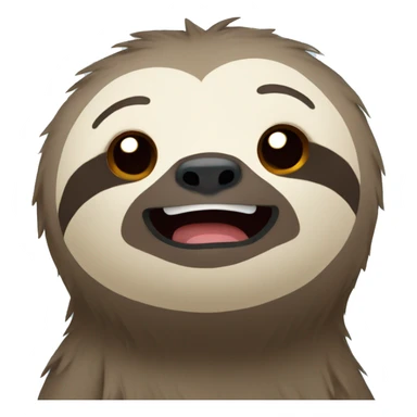 crying sloth sticker