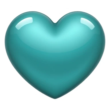 Teal heart hug sticker