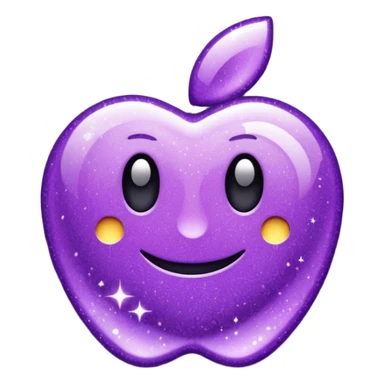 symbol glitter purple $ sticker