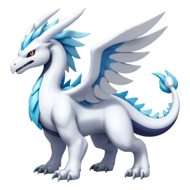 Kyurem-reshiram-Lugia-suicune-hybrid, full body sticker